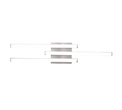 Route LED ceiling lamp 3-pc brushed steel 4000K — R62473407
