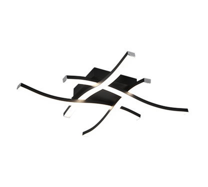 Route LED ceiling lamp 4-pc matt black — R62474132