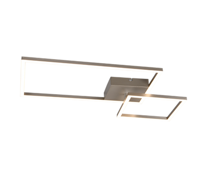 Padella LED ceiling lamp brushed steel 4000K — R62642407
