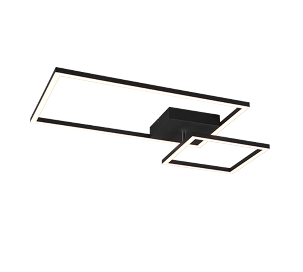 Padella LED ceiling lamp matt black 4000K — R62642432