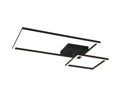 Padella LED ceiling lamp matt black 4000K — R62642432