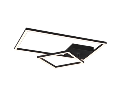Padella LED ceiling lamp matt black 4000K — R62642432