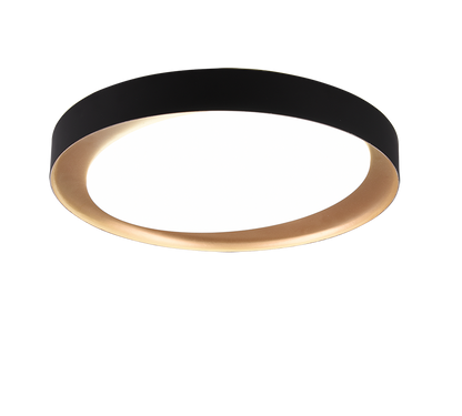 Zeta LED ceiling lamp black/gold — R62712402