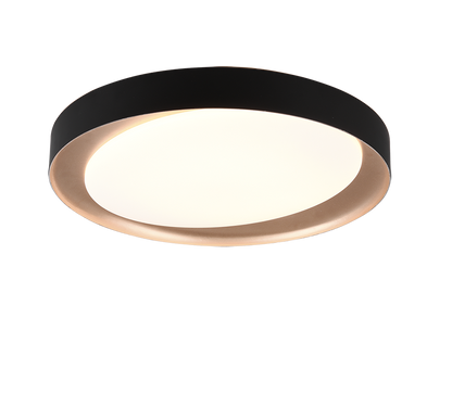 Zeta LED ceiling lamp black/gold — R62712402