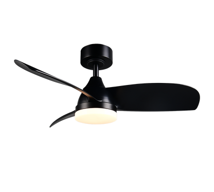 Helsinki LED ceiling fan matt black — R62732132