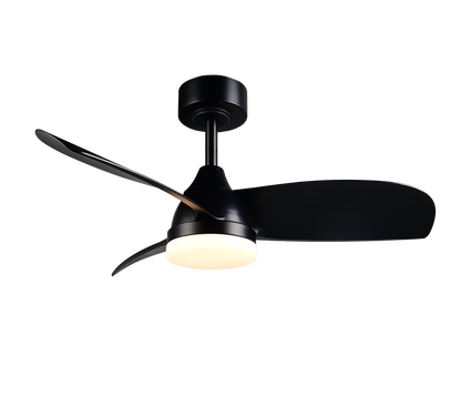 Helsinki LED ceiling fan matt black — R62732132