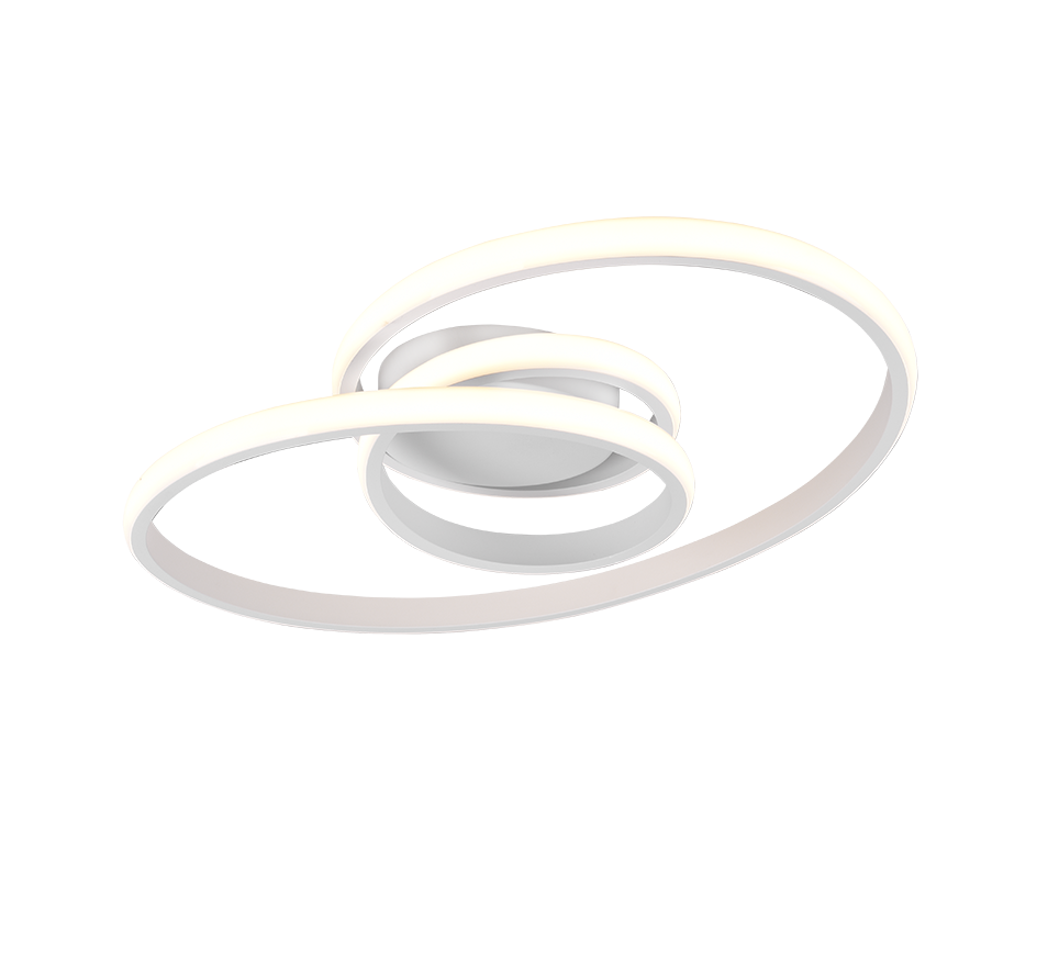 Sansa LED ceiling lamp matt white — R62751131