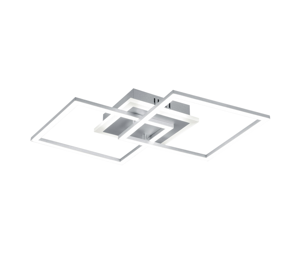 Venida LED ceiling lamp square grey — R62793187