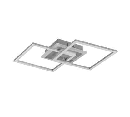 Venida LED ceiling lamp square grey — R62793187