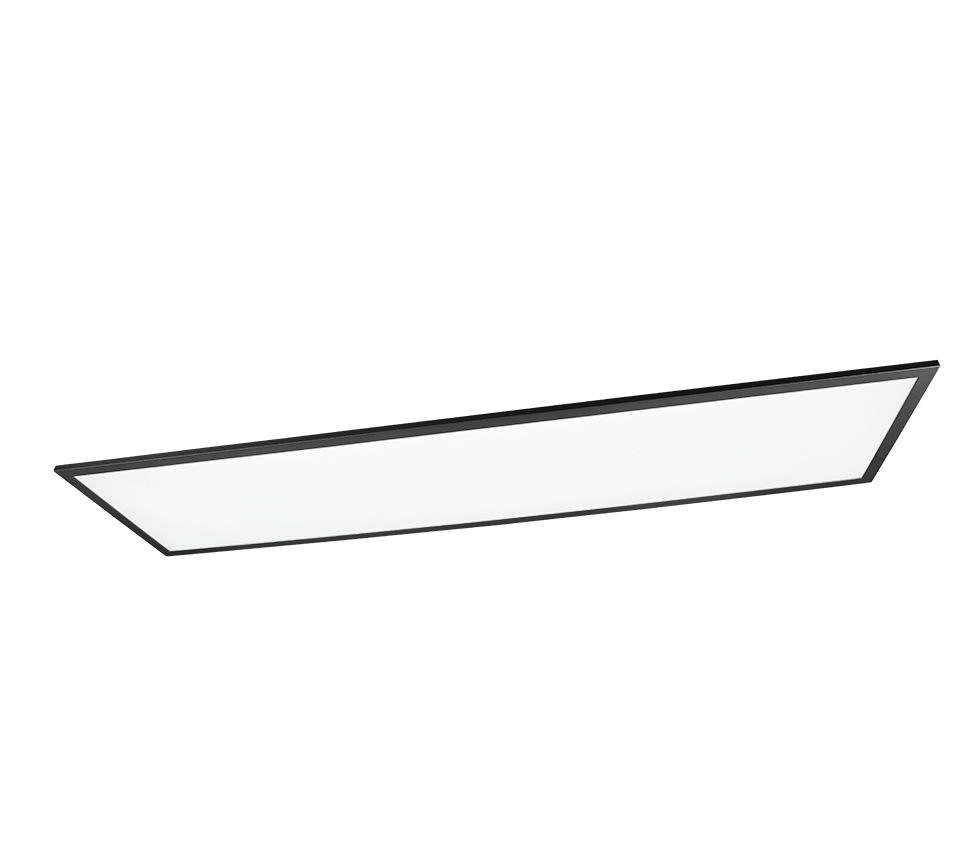 Gamma LED ceiling lamp 119x29 cm matt black — R62861232