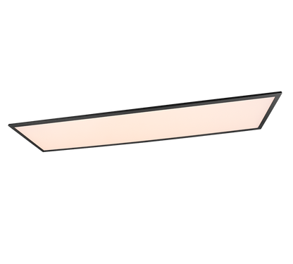 Gamma LED ceiling lamp 119x29 cm matt black — R62861232