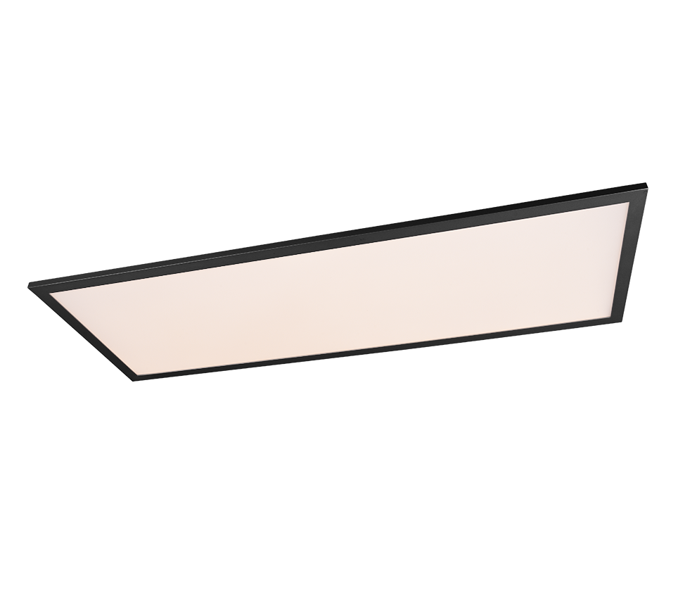 Gamma LED ceiling lamp 80x29 cm matt black — R62868032