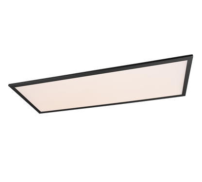 Gamma LED ceiling lamp 80x29 cm matt black — R62868032