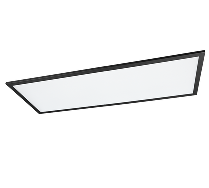 Gamma LED ceiling lamp 80x29 cm matt black — R62868032