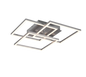 Mobile LED ceiling lamp brushed steel — R62883107
