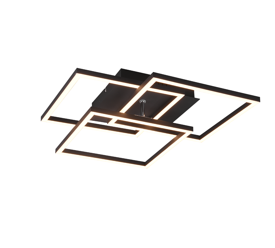 Mobile LED ceiling lamp matt black — R62883132