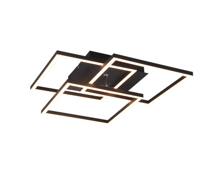 Mobile LED ceiling lamp matt black — R62883132