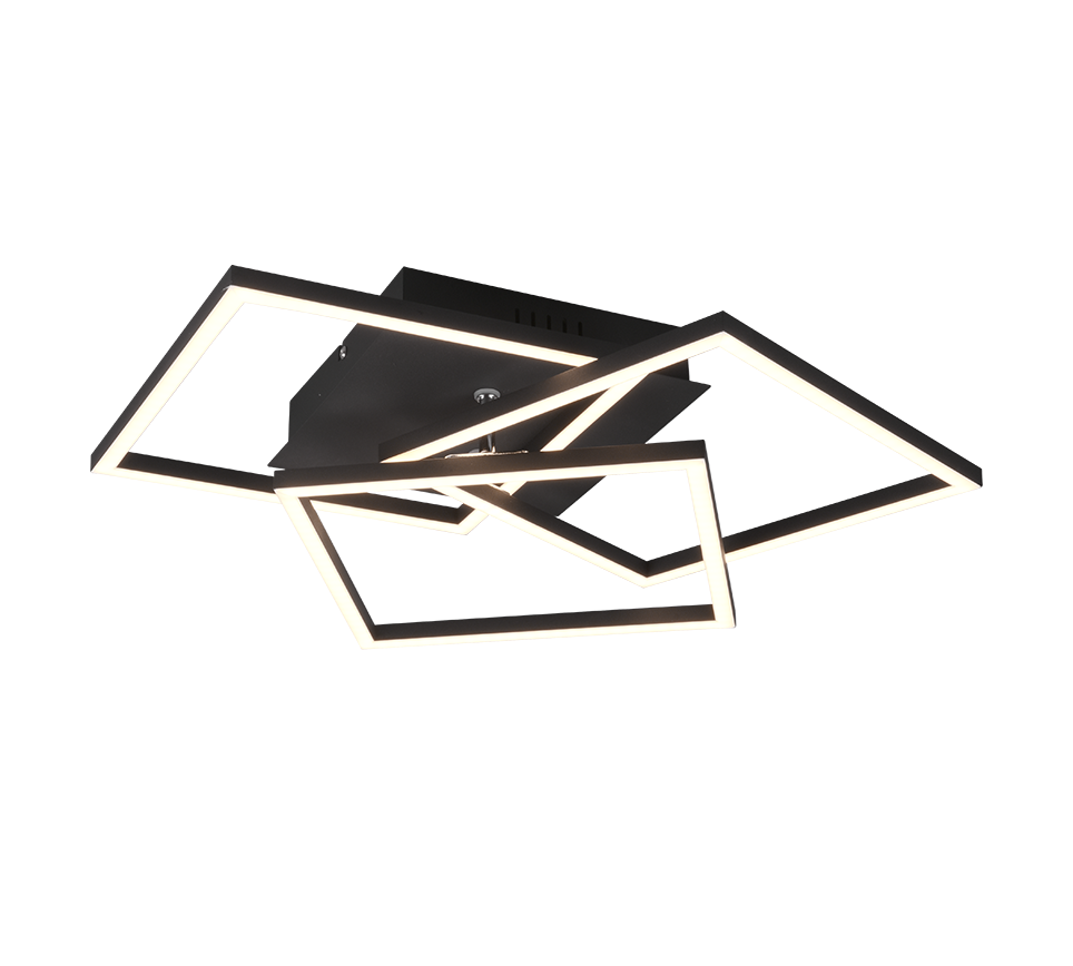Mobile LED ceiling lamp matt black — R62883132