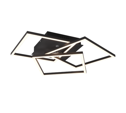 Mobile LED ceiling lamp matt black — R62883132