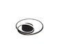 Zibal LED ceiling lamp matt black — R62911132