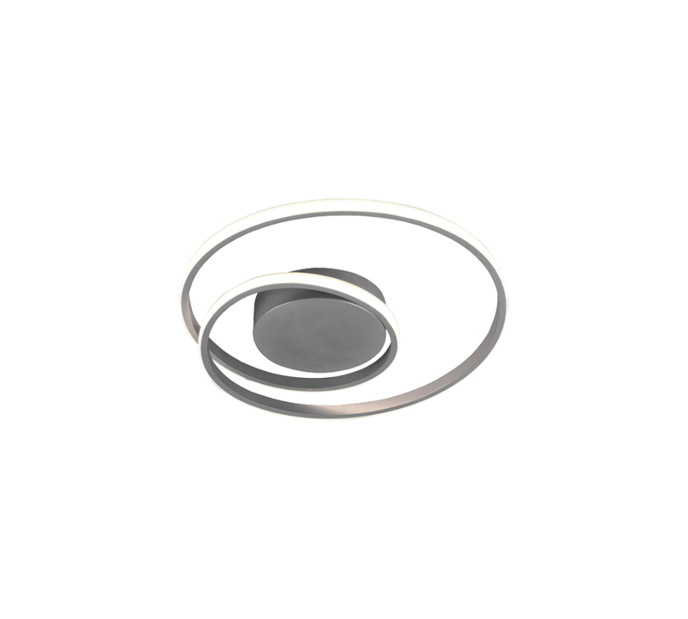 Zibal LED ceiling lamp grey — R62911187