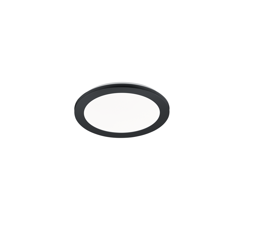 Camillus LED ceiling lamp 26 cm matt black — R62921532