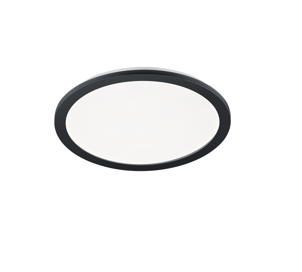 Camillus LED ceiling lamp 40 cm matt black — R62922432