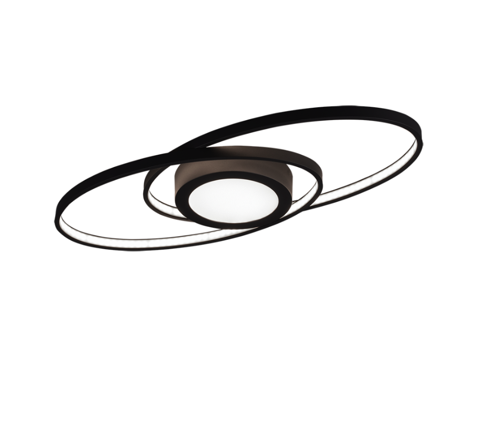 Galaxy LED ceiling lamp matt black — R62991142