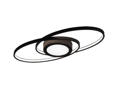 Galaxy LED ceiling lamp matt black — R62991142