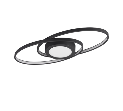 Galaxy LED ceiling lamp matt black — R62991142