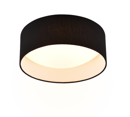 Locarno LED ceiling lamp 28 cm black — R64191102