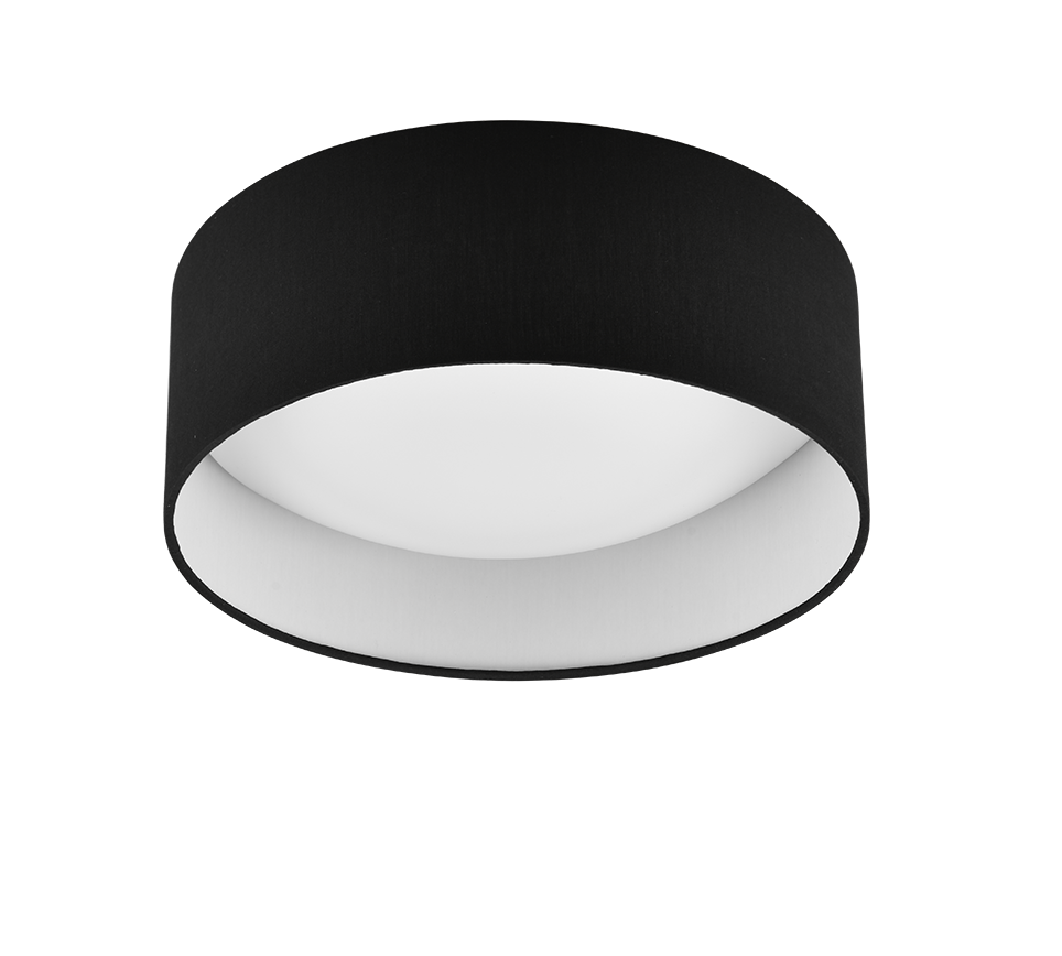Locarno LED ceiling lamp 28 cm black — R64191102