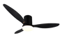 Göteborg LED ceiling fan matt black — R64202132