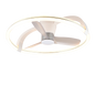 Stockholm LED ceiling fan matt white — R64262131