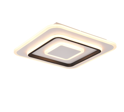 Jora LED ceiling lamp 40x40 cm matt white — R64293131