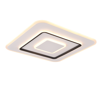 Jora LED ceiling lamp 60x60 cm matt white — R64293931