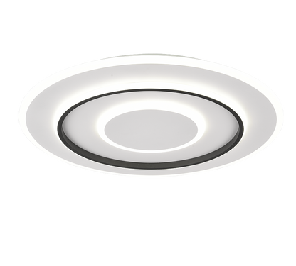 Jora LED ceiling lamp 60 cm matt white — R64303931