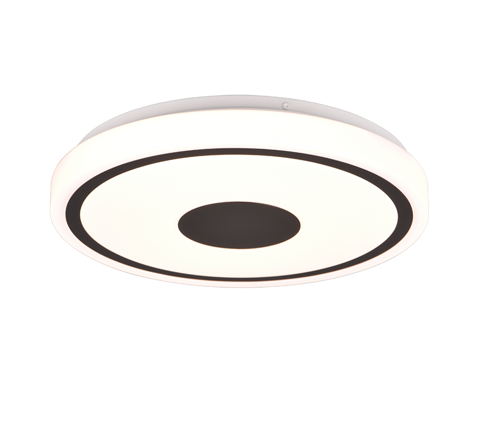 Bunda LED ceiling lamp 34 cm matt black — R64361132