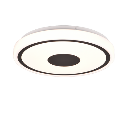 Bunda LED ceiling lamp 34 cm matt black — R64361132