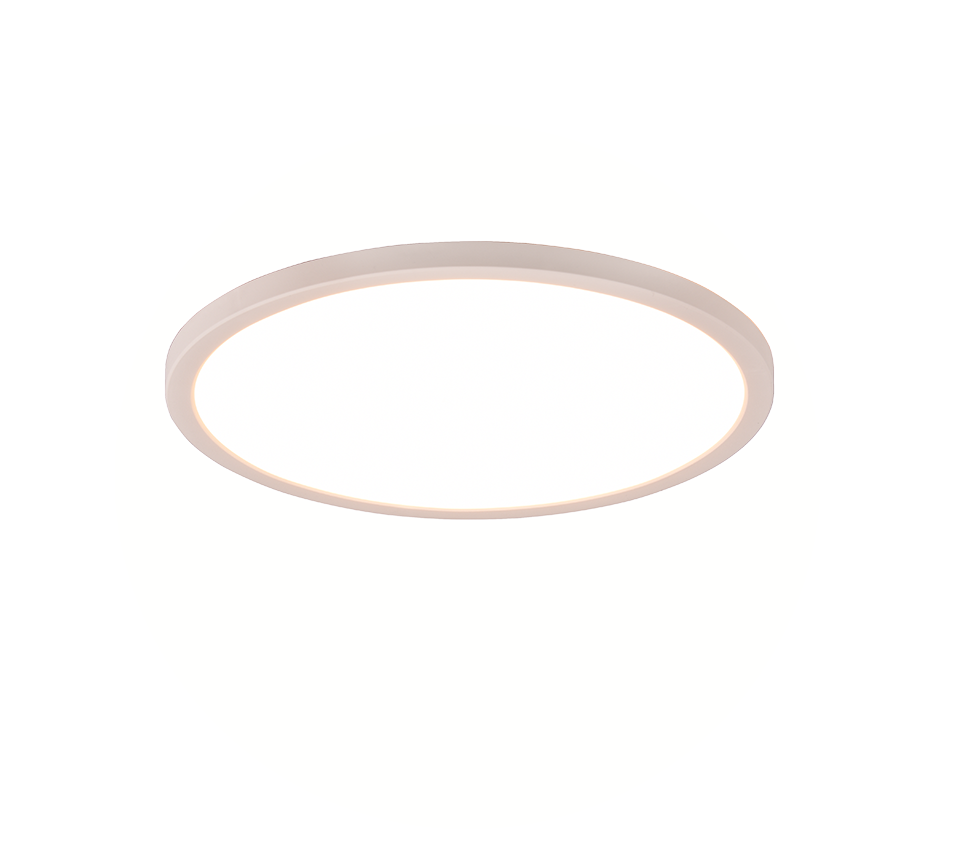Aureo LED ceiling lamp 29 cm matt white RGB — R64371131