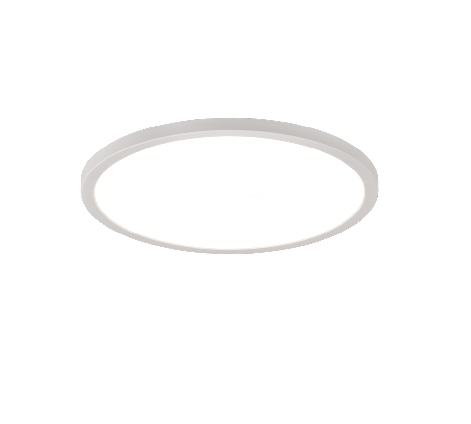 Aureo LED ceiling lamp 29 cm matt white RGB — R64371131