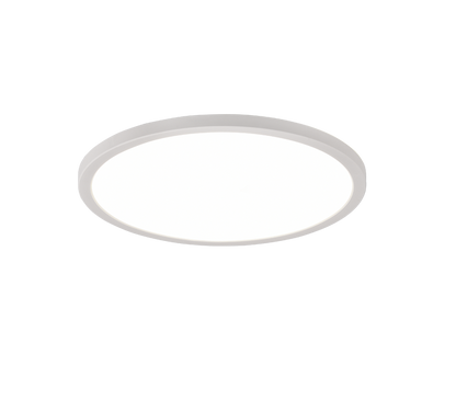 Aureo LED ceiling lamp 29 cm matt white RGB — R64371131
