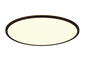 Scott LED ceiling lamp 50 cm matt black — R64381032