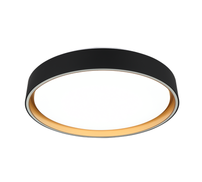 Felis LED ceiling lamp 40 cm black/gold — R64391080
