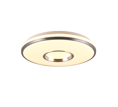 Realta LED ceiling lamp 39 cm brushed aluminium RGBW — R64401005