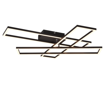 Corso LED ceiling lamp matt black — R64423132