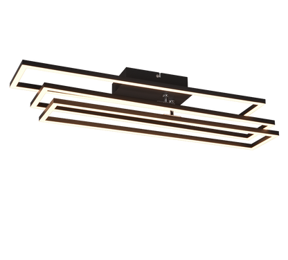 Corso LED ceiling lamp matt black — R64423132