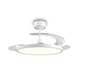 Kasfjord LED ceiling fan matt white starlight — R64452131