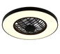 Linköping LED ceiling fan black RGB — R64462102