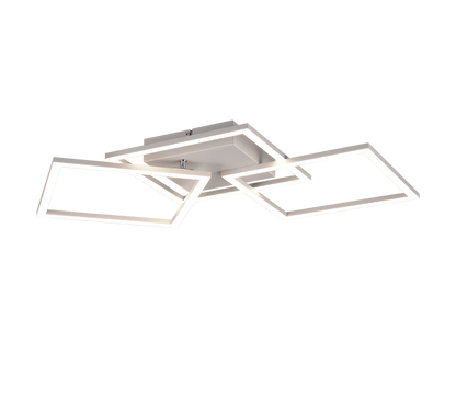 Trail LED ceiling lamp 3-pc matt white — R64493131